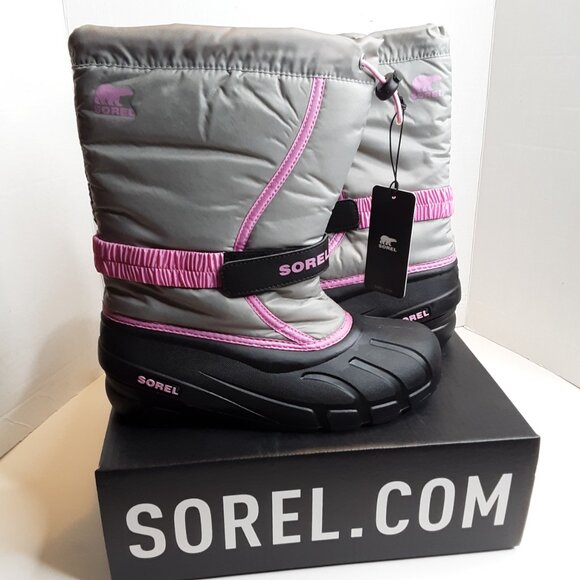 Sorel Big Girl Winter Snow Boot Size 7 - Picture 1 of 12